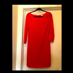 Orange long sleeve shift dress Old Navy NWT small petite